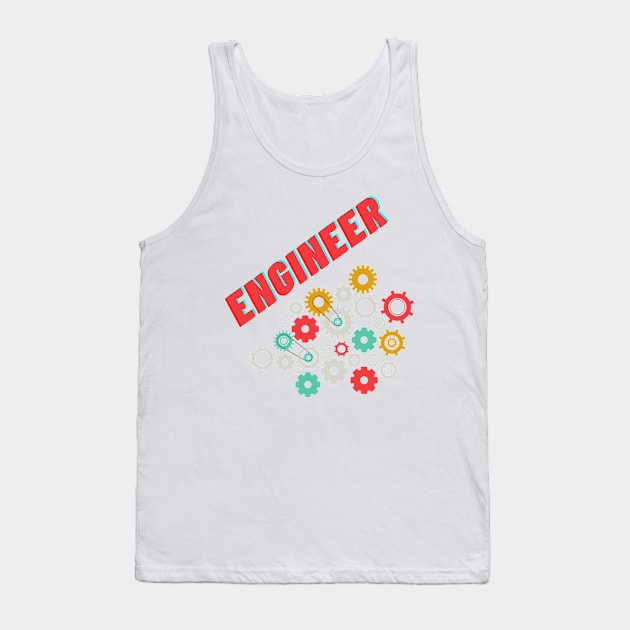 Engineer hhh, T-shirt Tank Top by hasanclgn